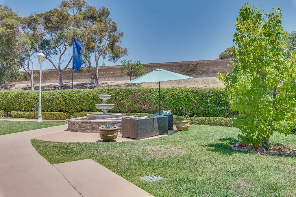 Outdoor Fountain in Garden Outdoor Fountain in Garden