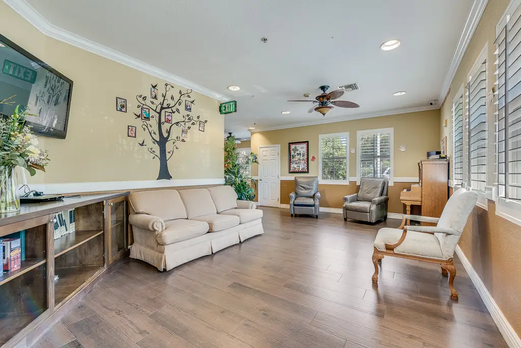 Common Area with Piano and TV Common Area with Piano and TV