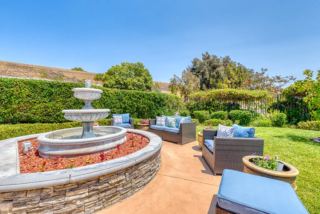 Outdoor Fountain in Garden Outdoor Fountain in Garden